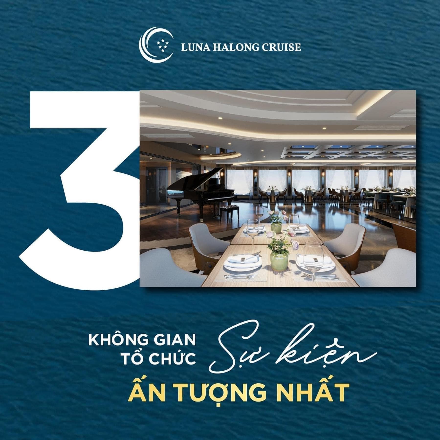 Tinh hoa 3 trong 1 tại Luna Hạ Long Cruise